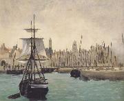 Edouard Manet Le Port de Calais (mk40) oil painting artist
